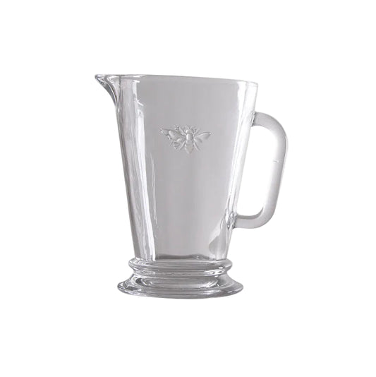 French Bee Glass Water Jug