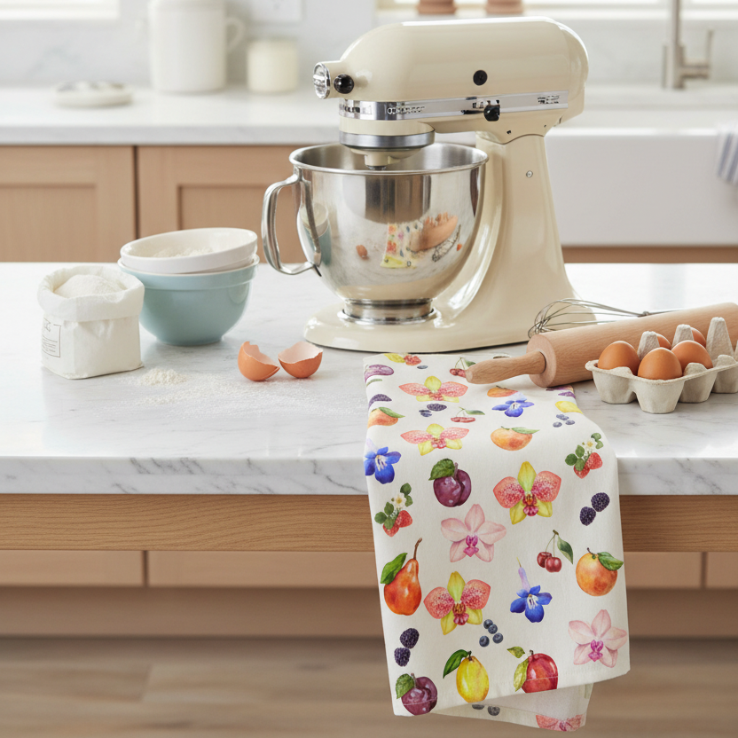 Fruit Salad Tea Towel | 100% Pure Linen
