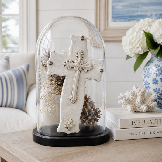 Oval Glass Dome Cloche | Decorative Display Glass Cover