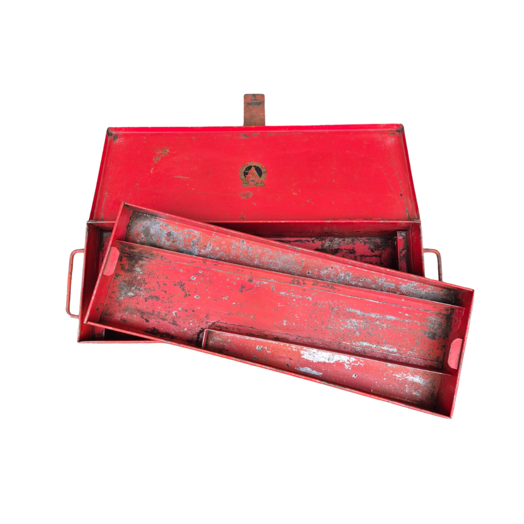Vintage Metal Tool Box