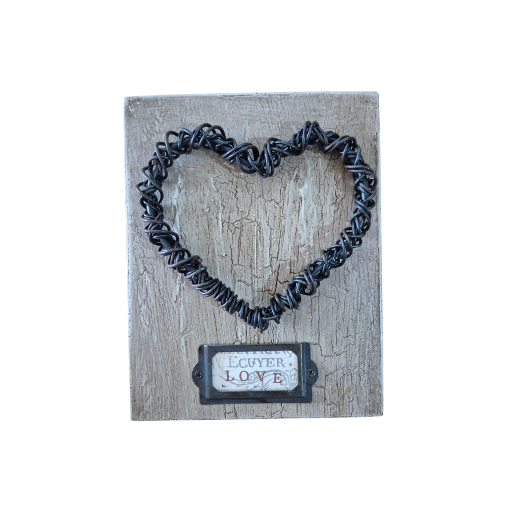 Twisted Heart Wall Plaque