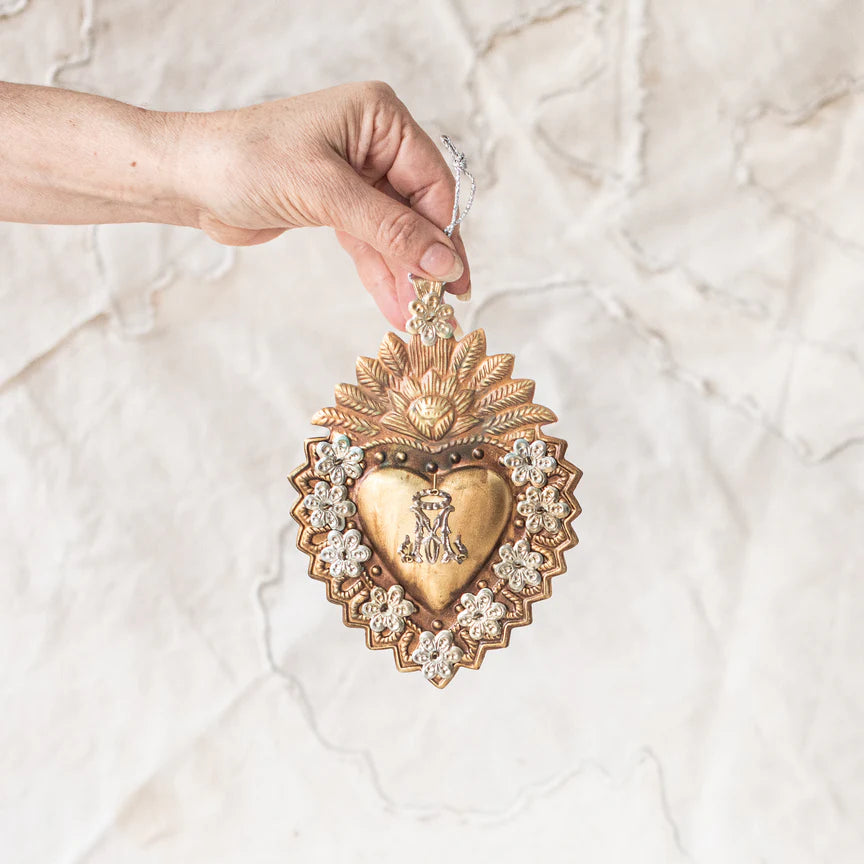 Sacret Heart Christmas Ornament