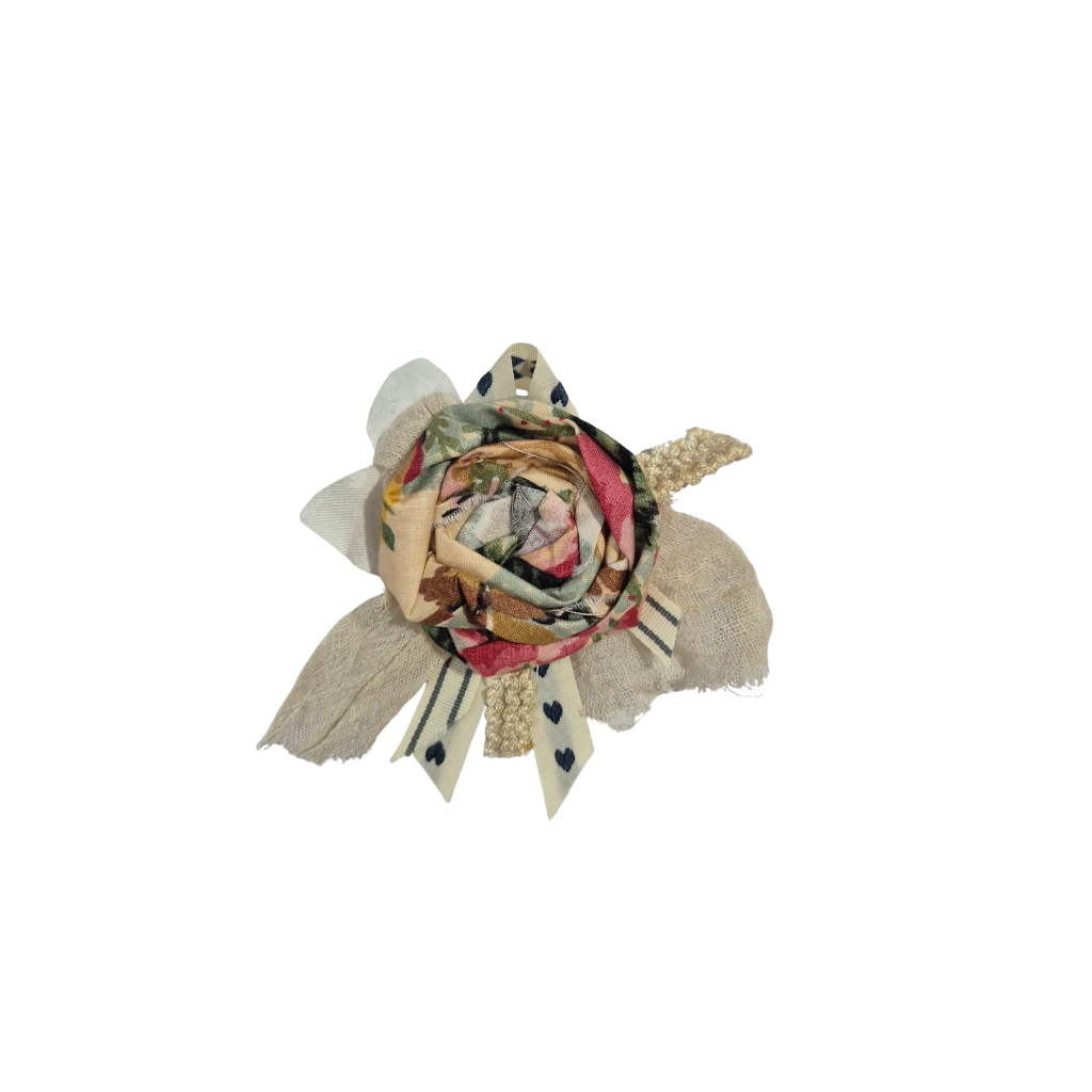 Repurposed  Fabric Flowers
