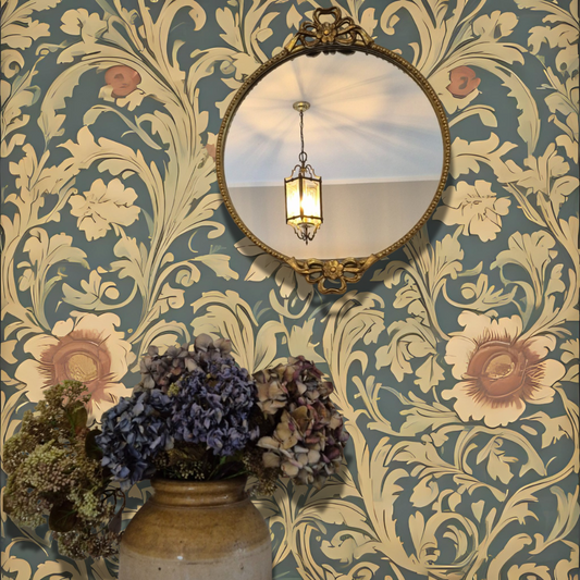 Golden Bow Mirror Tray | Round