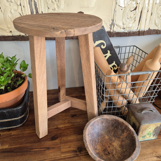 Rustic Wooden Stool