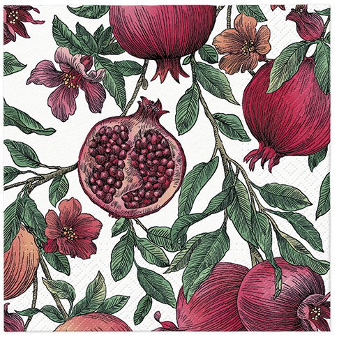 Paper Luncheon Napkins | Pomegranate