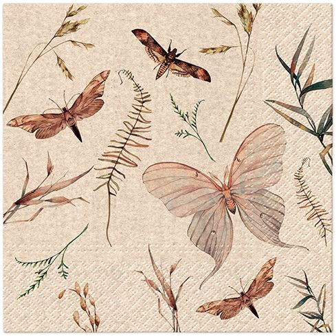 Paper Luncheon Napkins | Moths