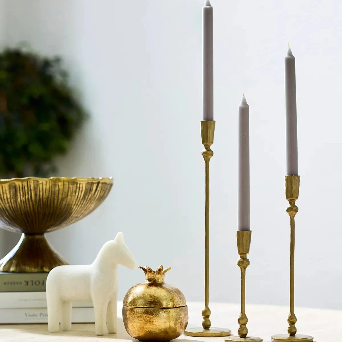 Slender Gold Candle Stick