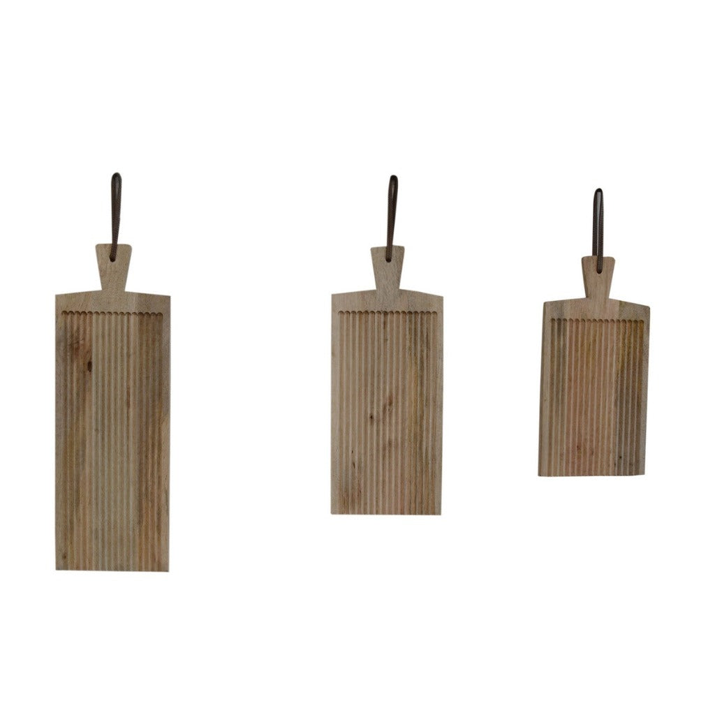 Ridged Wooden Serving Boards