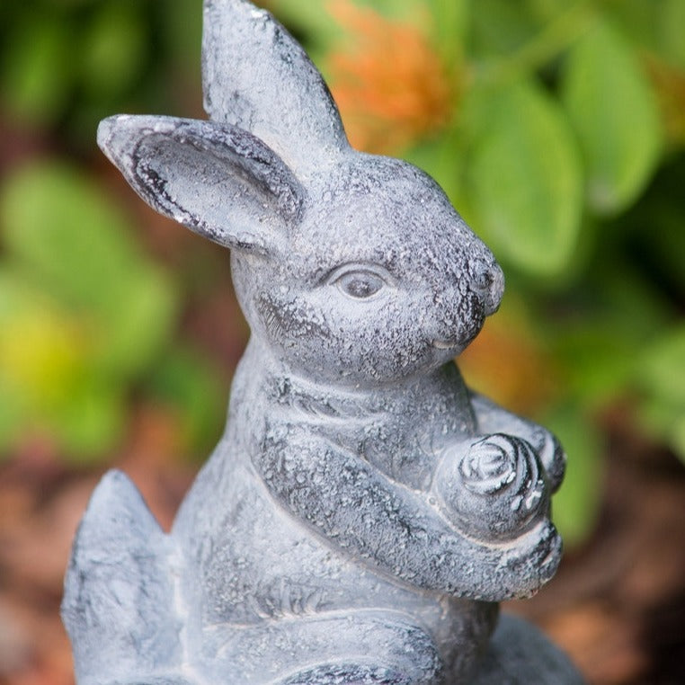 Rabbit Family Outdoor Statue