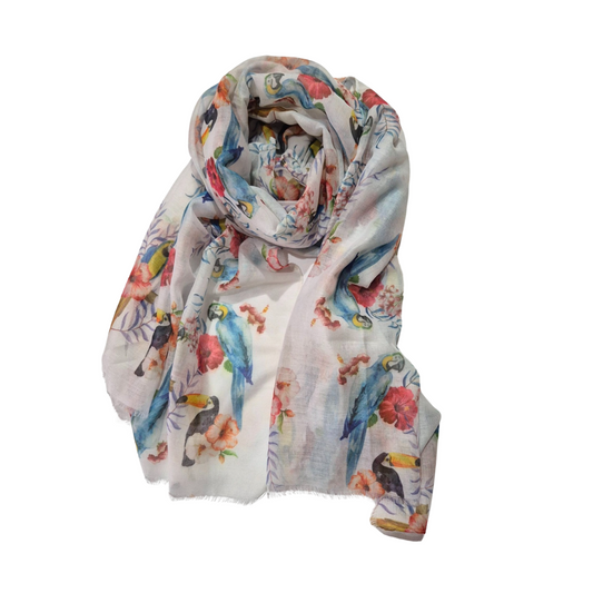 Tropical Bird Scarf