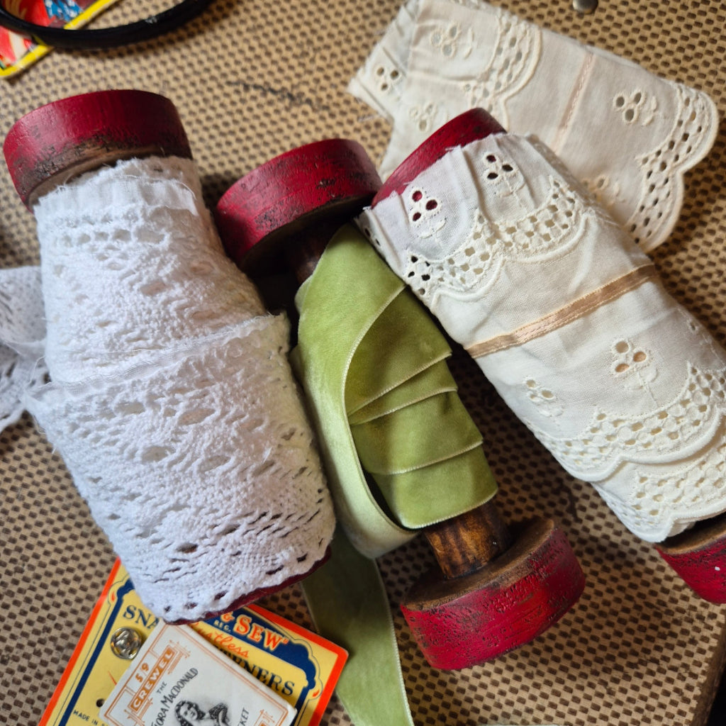 Upcycled Bobbin Trims