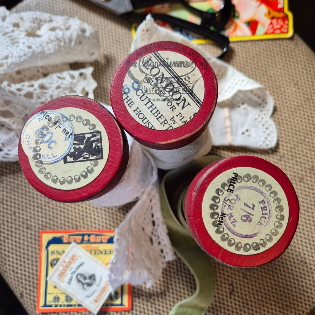 Vintage Bobbin Top Ends