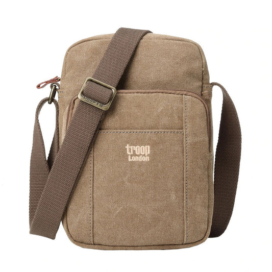 Troop Double Zip Top Body Bag | Brown