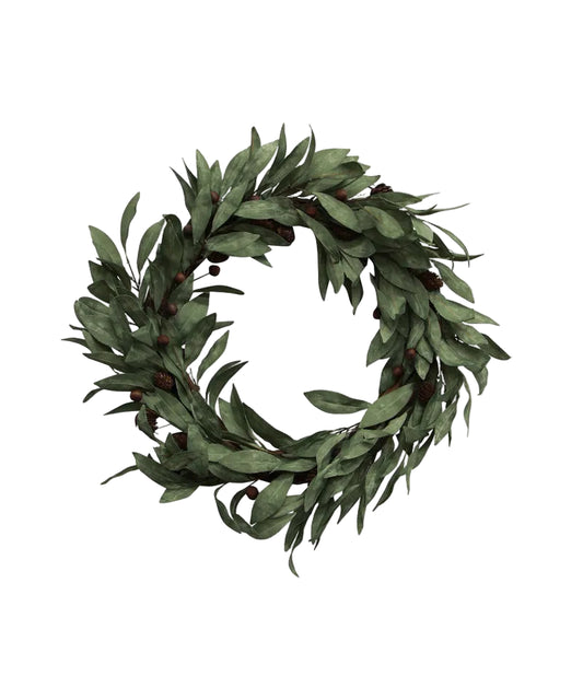 Eucalyptus Wood Berry Wreath