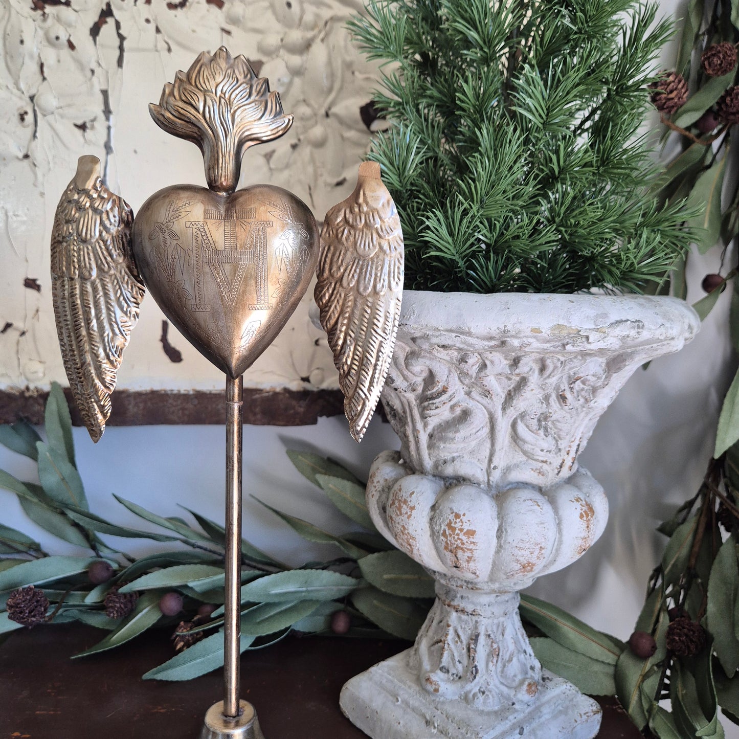 Milagro Open Heart with Wings