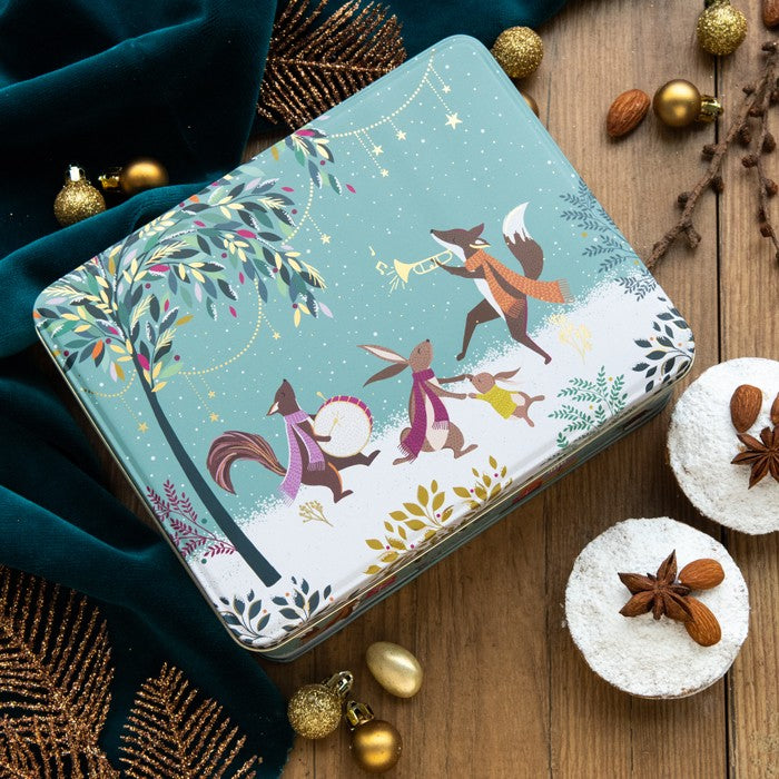 Sara Miller Woodland Bakery Christmas Tin