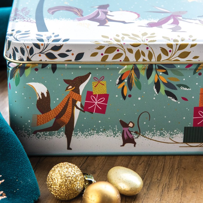 Sara Miller Woodland Bakery Tin Foxes