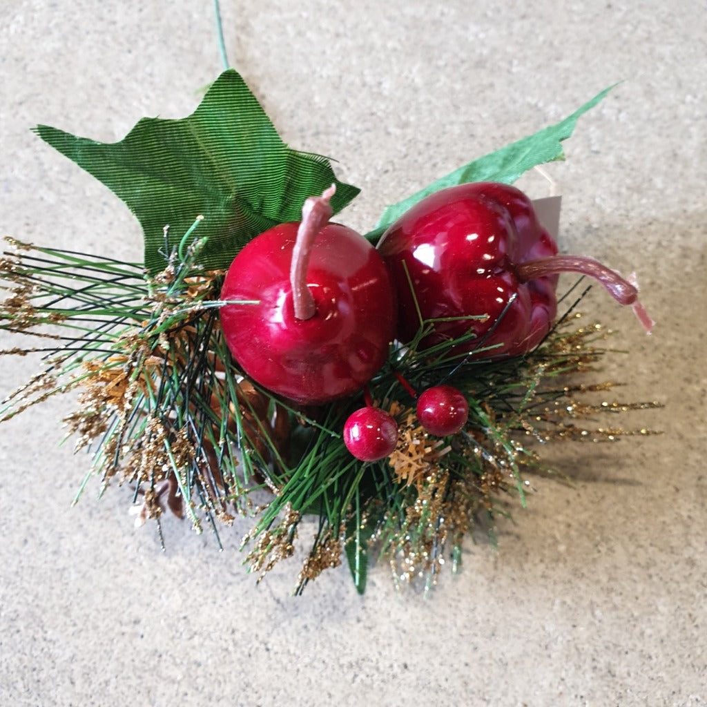 Red Christmas Fruit Pick