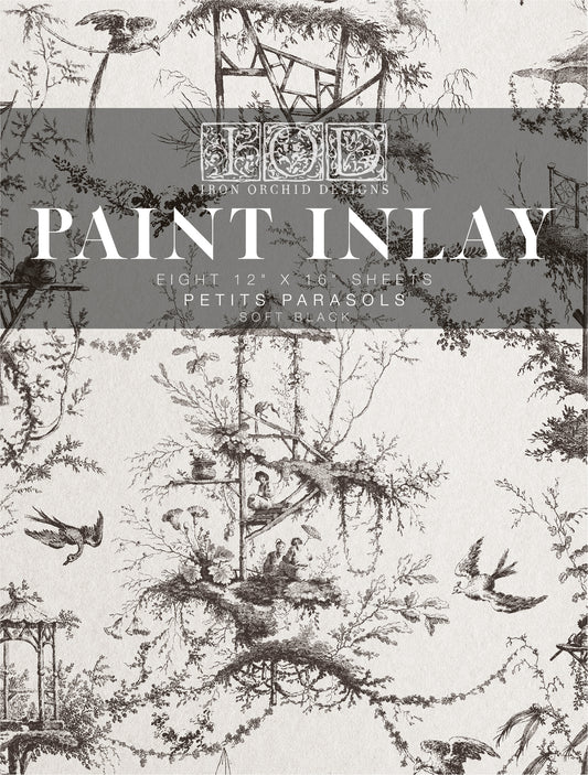 IOD Paint Inlay | Petits Parasol Black