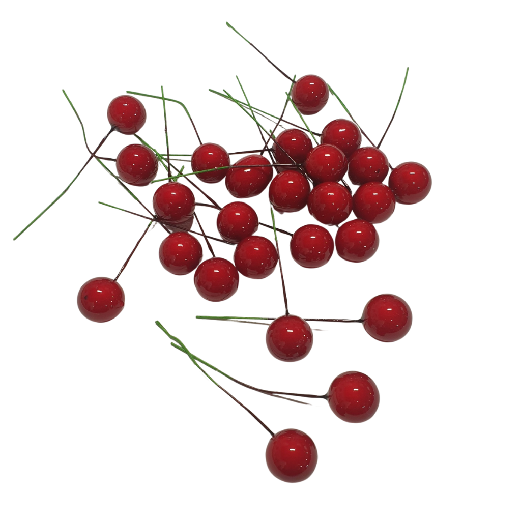 Red Wired Berries | Pack 25