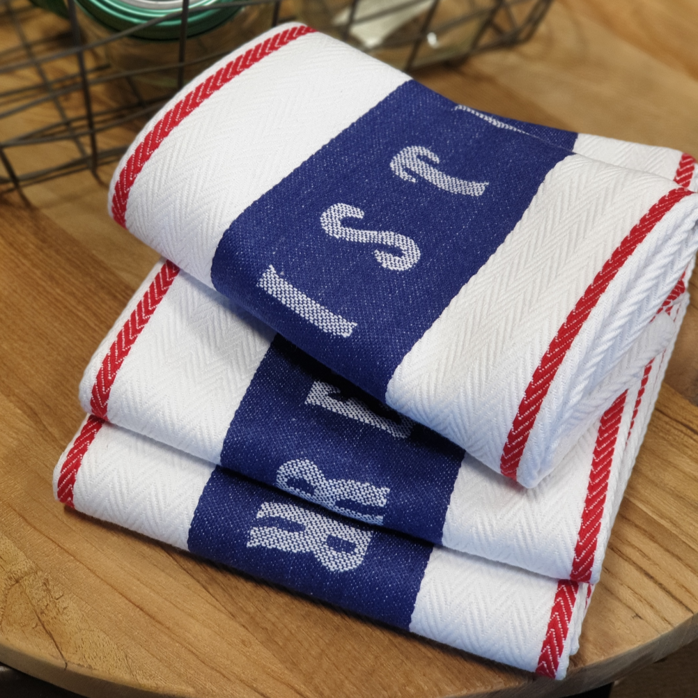 French bistro tea towel